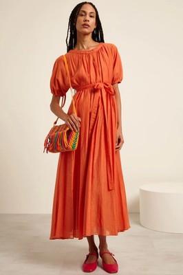  'S MAX MARA Voile Kleid Baumwolle/Seide IT44- DE40_ UK12_ NEU 