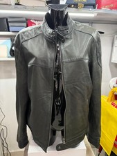 Cappotto Giacca CONBIPEL  In Vera Pelle Donna Verde Scuro Taglia 54 Cod.AM49