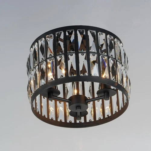 Maxim Lighting 21810BCBK Madeline Flush Mount Black - Picture 7 of 10