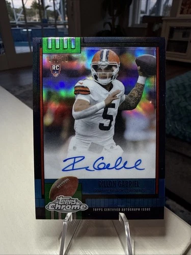 2025 Topps Chrome Dillon Gabriel Black Refractor (RAW)