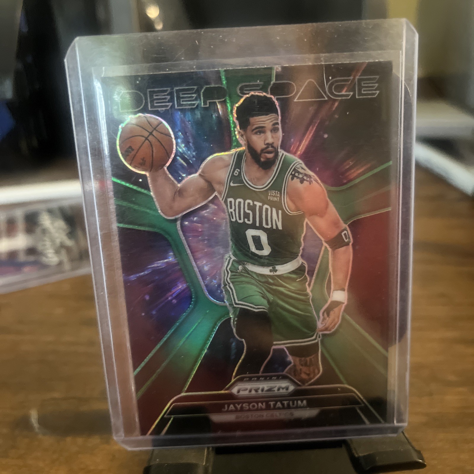2023-24 Panini Prizm - Deep Space Jayson Tatum #10 Green Prizm