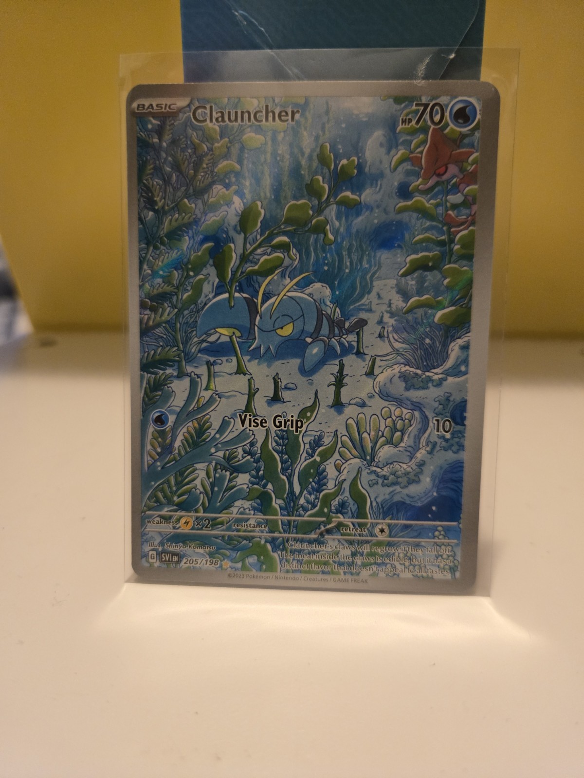 Clauncher #205 [IR] Pokemon TCG Scarlet & Violet Base NM