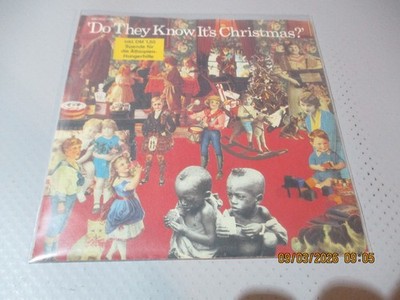 (199) 7'' Single Vinyl  - Band Aid   Do They Know It's Christmas?
