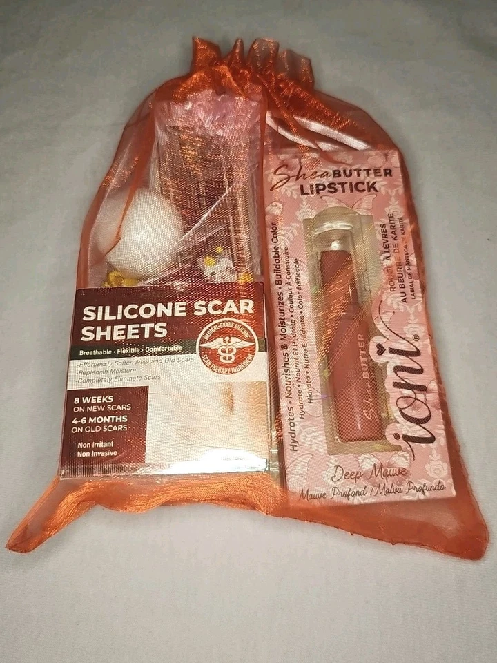 Koneuk Ginseng Collagen Facial Mask Silicone Scar Sheets + Shea Butter Lip Gloss - Image 4 of 4