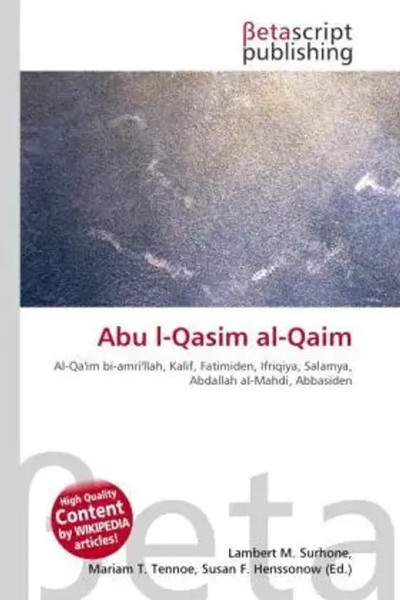 Lambert M. Surhone (U. A.) | Abu L-Qasim Al-Qaim | Taschenbuch | Deutsch (2026)-image