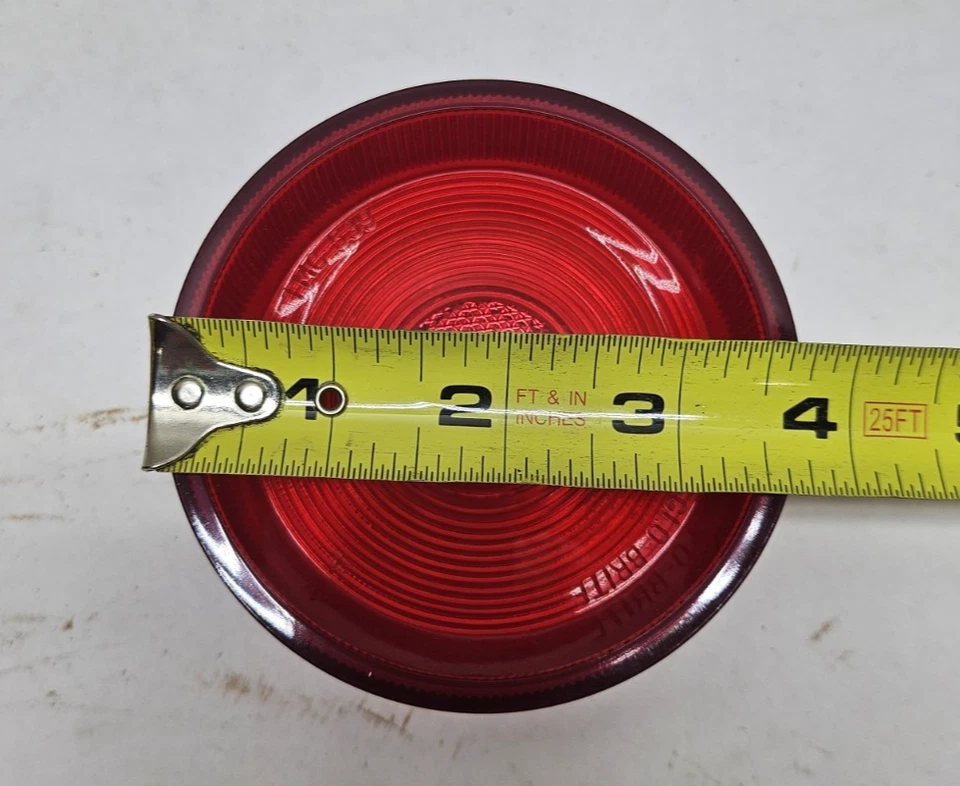 Lente de luz trasera de pasajero Dodge Glo-Brite TMC-539 1958 de colección Foto 4 de 4