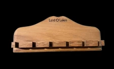 Vintage Land O Lakes Wooden Spoon Rack Small Size 6 Slots No Spoons