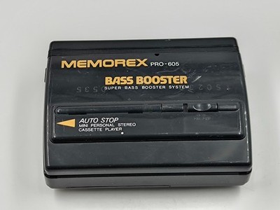 Memorex PRO-605 Kassettenplayer Gebraucht Funktioniert Schwarz