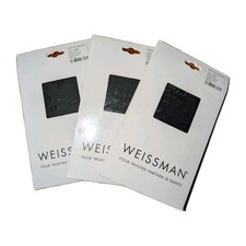 3 Weissman Kids W990c Footed Black Tights- Sz MC Medium 