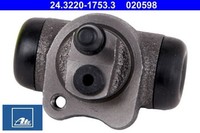 ATE 24.3220-1753.3 Radbremszylinder Zylinder Radbremse Hinterachse Hinten