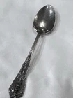 Genuine Wallace Sterling Silver Rose Point Teaspoon 6" Inch Silverware