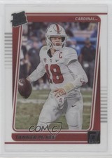 2023 Panini Chronicles Draft Picks Clearly Donruss Rated Rookie Tanner McKee b7z