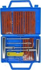 Heavy Duty Tire Plug Kit 26 Pcs - Universal Repair Plugs...