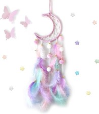 Pink Dre Catcher Wall Hanging Set - 10 Butterflies  16 Stars,