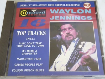WAYLON JENNINGS 16 top tracks - diamond serie EX/VG+ (CD Album, Country, RCA) - Bild 1 von 4