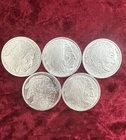Lot Of (5) 1 oz Silver Rounds Buffalo .999 Silver 5 Total Ounces Pure Silver