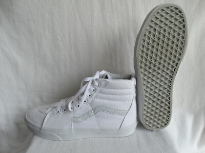 Vans Sk8 Hi Canvas Sneaker EU 41 US 8,5 Sportschuhe weiß Skateboard