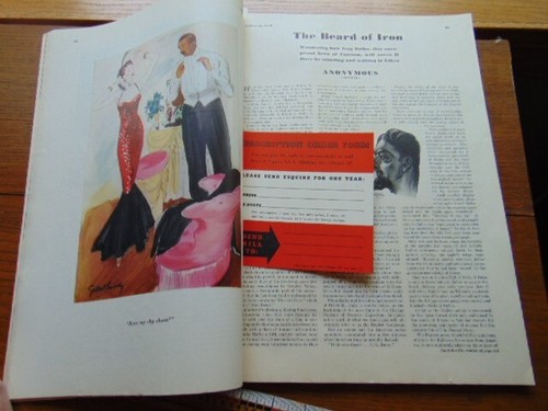 Vintage Esquire Magazine- Feb. 1938- J. Petty Girl, Dos Passos, Steinbeck +++ - Picture 7 of 8