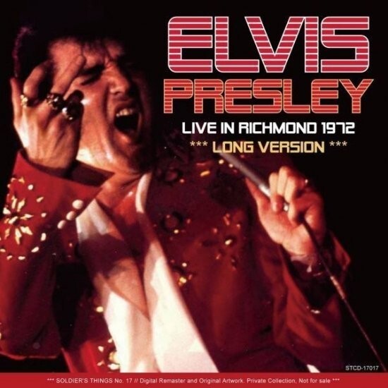 ELVIS PRESLEY / LIVE IN RICHMOND 1972 LONG VERSION (1CD)