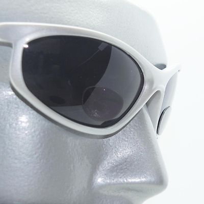 silver wraparound sunglasses