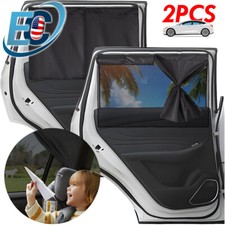 2-in-1 Magnetic Car Window Sun Shades For Baby Dual Layer Heat Uv Block Curtains 2-in-1 Magnetic Car Window Sun Shades For Baby Dual Layer Heat Uv Block Curtains