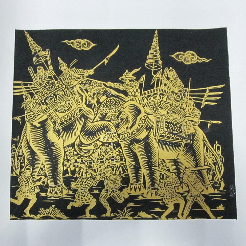 シゲマツ nantoka Silk screen print ED.30 ART FABRIC SILK PRINTING SCREEN CRAFTS TRADITIONAL ANCIENT WAR