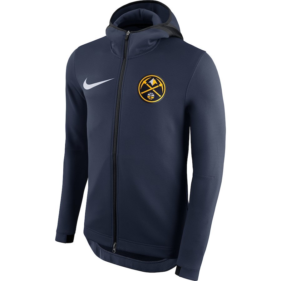 New Denver Nuggets Nike Therma Flex Showtime On Court Bench Hoodie Men's  NBA NWT | eBay