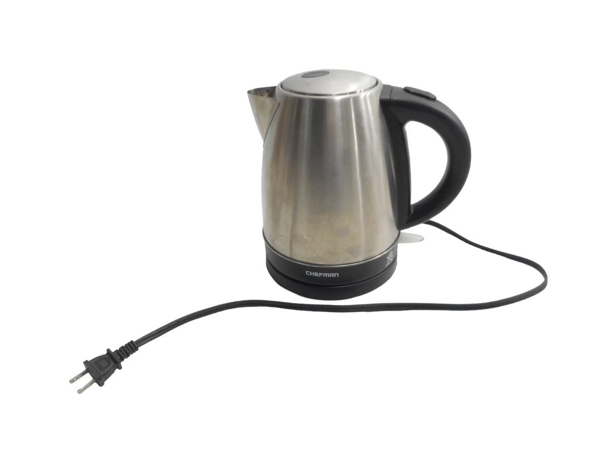 Chefman 1.7 Liter Stainless Steel Electric Tea Kettle Water Boiler