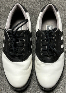 Adidas Z Traxion EVN-791003 Women's White/Black Soft Spikes Golf Shoes Sz 9.5 M