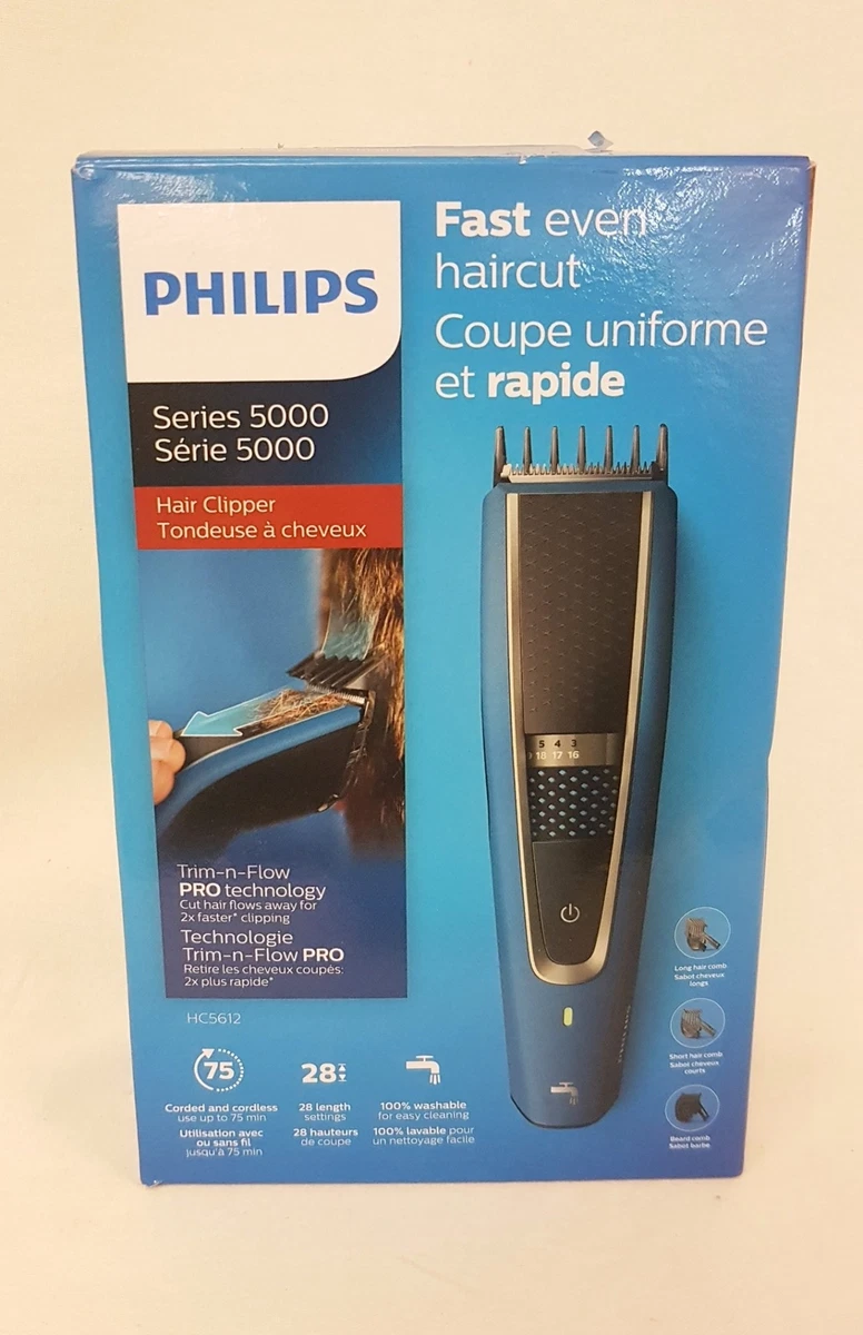 crew Secret silence PHILIPS Series 5000 Hair Clipper with Trim-n-Flow PRO, HC5612/15 - BLUE/BLACK | eBay crew Secret silence PHILIPS Series 5000 Hair Clipper with Trim-n-Flow PRO, HC5612/15 - BLUE/BLACK | eBay