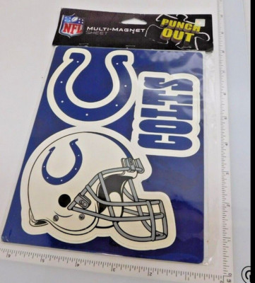 NFL Multi-Magnet Sheet Punch Out ' Indianapolis COLTS HORSE SHOE