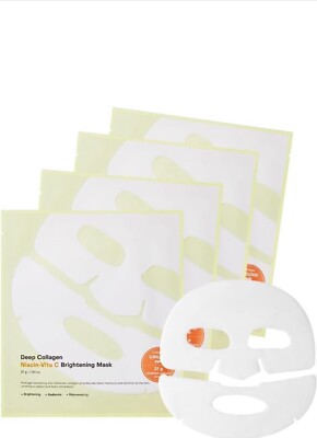Sungboon Editor Deep Collagen Niacin- Vita C Brightening Mask 4 sheets/box 37 g