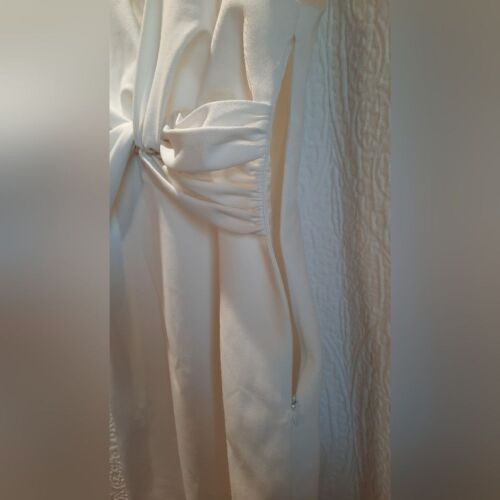 Zara Womans Dress Small White Sleeveless Formal Cocktail Party Mini Holiday - Picture 5 of 13