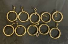 Metal curtain Rings 25mm Curtain Rods/Pole Rings 10 X  Heavy Duty Hanging Hooks