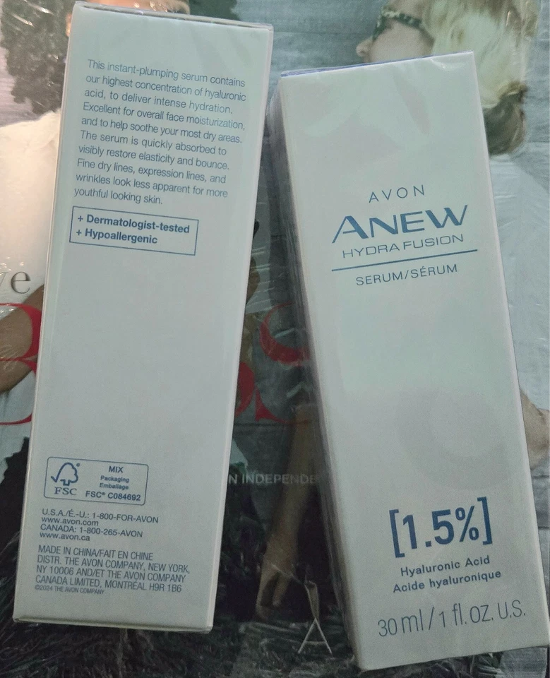 *NEW AVON Anew Hydra Fusion 1.5% Hyaluronic Acid Serum - Image 3 of 4