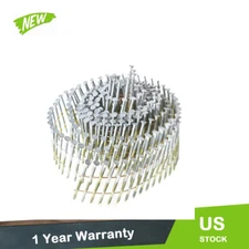3600Pcs Siding Nails 2” x 0.092” 15 Degree Collated Wire Coil Full Round Head US