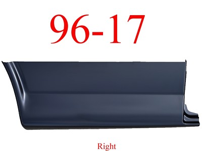 Right Front Quarter Bottom Bed Patch Panel For 1996-2017 Chevy Express / GMC Savana