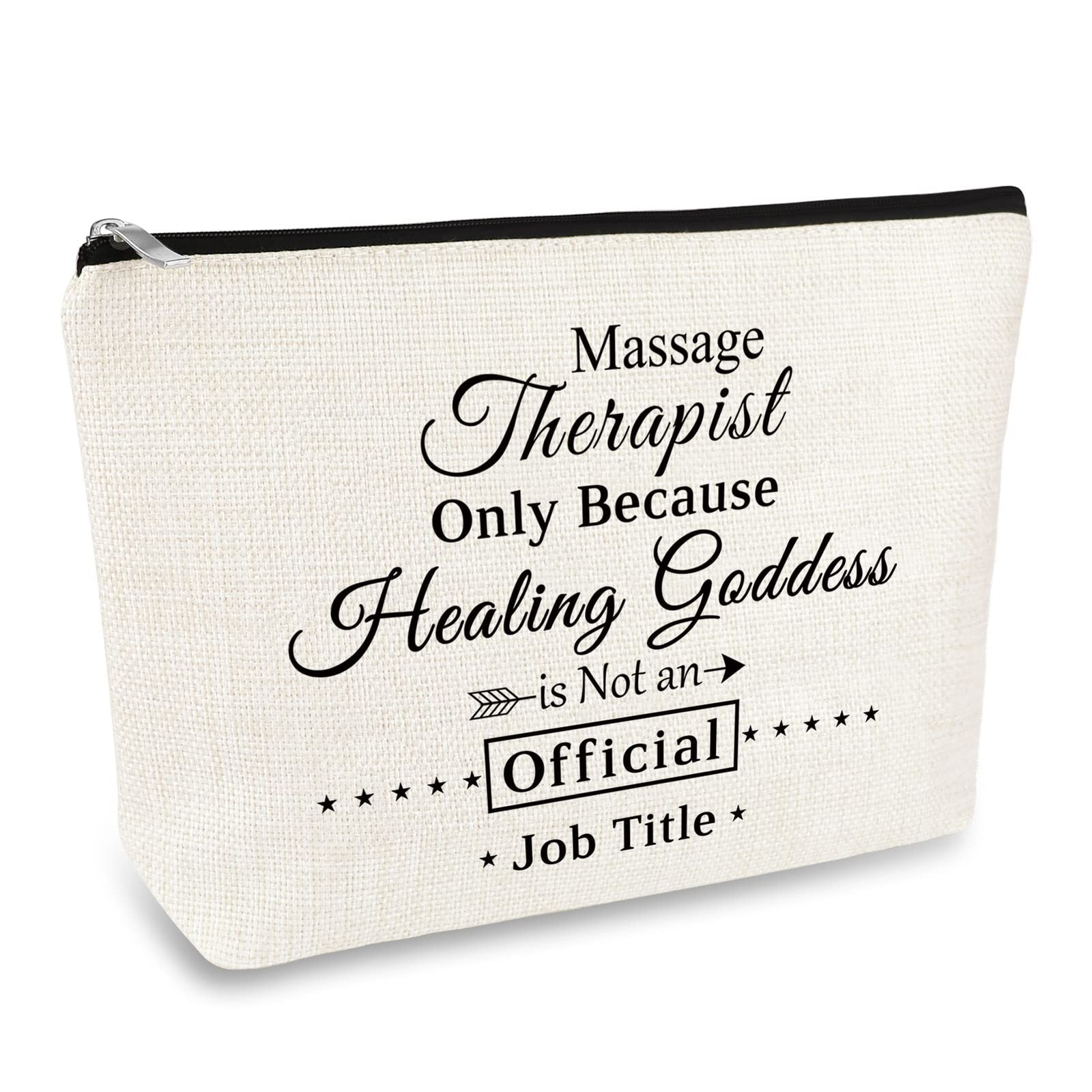 Massage Therapist Gift Makeup Bag Massage Therapist Appreciation Gift Thank Y...