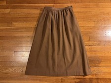 VINTAGE Pendleton Wool Pencil Skirt Women s 10 Brown 50s 60s