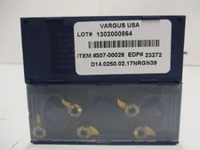 Vargus 307-00214 Carbide Inserts D11.0198.02NRGN39 EDP# 21092 5 Pieces