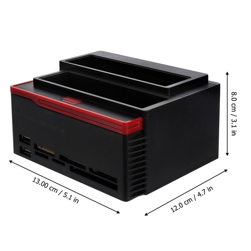 HDD-Gehäuse Festplattenbasis Mit Zwei Positionen Festplattendock - Afbeelding 3 van 12