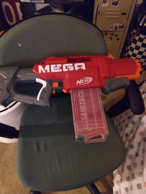 NERF Mega Motostryke Motorized 10 Dart Blaster (E6473) - Red