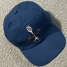 Toy Story 4 Hat Youth OS Blue Embroidered Forky Disney Pixar Cap
