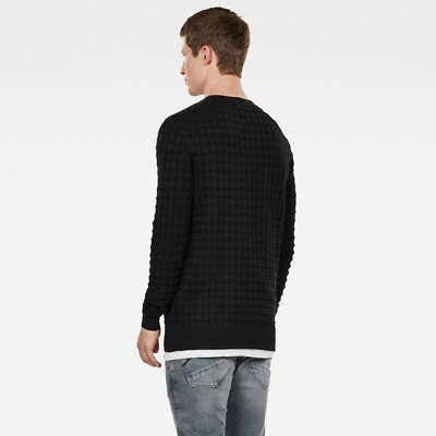 New G-Star Raw Core Table Knit Sweater S L Black sweatshirt shirt
