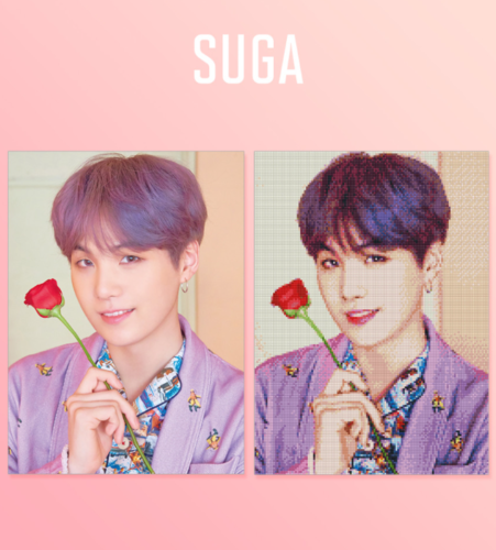 BTS Official CUBIC DIY PAINTING Free Shipping | eBay