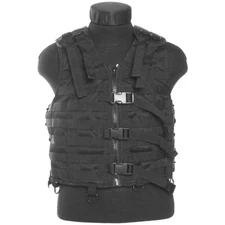 Tactical Combat Assault Carrier MOLLE Vest Modular System Airsoft Webbing Black