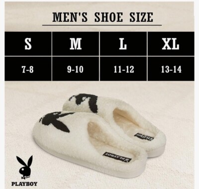 Playboy Slippers Bunny Logo Men display picture 1