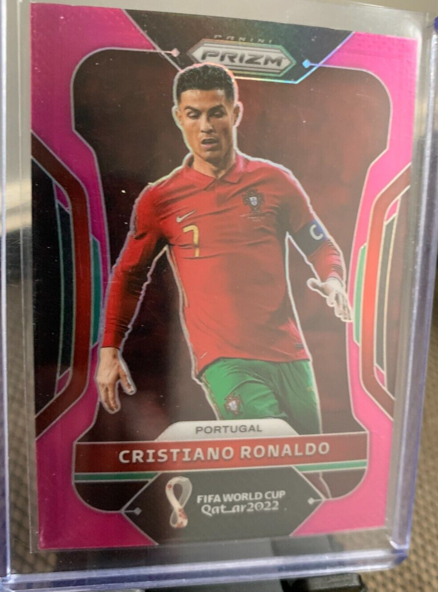 2022 Panini Prizm World Cup CRISTIANO RONALDO Pink Prizm Rare SP