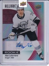2023-24 Upper Deck Allure Alex Laferriere Rookie Red Rainbow Auto SP RC #140 LA
