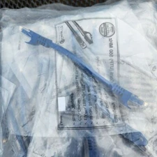 GearIT (2 pack) Cat6 Patch Cord 6" Blue Ethernet Network LAN Cable 550MHz 568B